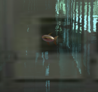 Screencapture the fish inside the tankwe were inspired from